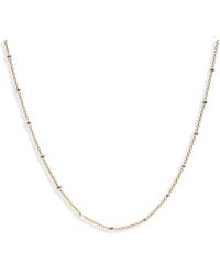 Kate Koel - Dainty Beaded Necklace - Lyst