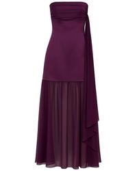 NAZLI CEREN - Ayla Mini Chiffon Dress - Lyst