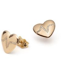 With Love Darling - Heartbeat Studs Big - Lyst