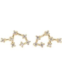 Harfi - Sagittarius Star Sign Constellation Astrology Tiny Earrings - Lyst