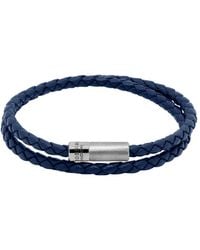 Tateossian - Pop Rigato Double Wrap Leather Bracelet - Lyst