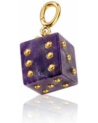 The Lila Lobster - Dice Charm Amethyst - Lyst