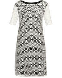 Rumour London - Donna Lace Overlay Dress Sheer Sleeves - Lyst