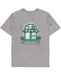 Anchor and Crew - Heather Gustatory Coffee & Chats Organic Cotton Embroidered T-Shirt - Lyst