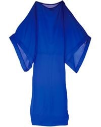 Chuks Collins - Chiffon Convertible Batwing Dress - Lyst