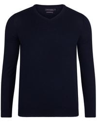 Paul James Knitwear - Extra Fine Merino Wool Chester V-Neck Jumper - Lyst