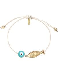 Adriana Pappas Designs - Fisheye Cord Bracelet - Lyst