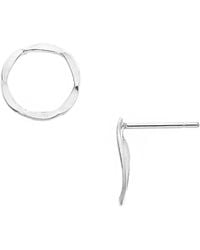 Heather Hawkins Jewelry - Circle Stud Earrings - Lyst