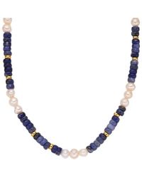 Angel Barocco - Natural Pearl & Stone Necklace - Lyst
