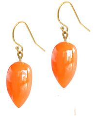 Lori Kaplan Design - Carnelian Earrings - Lyst