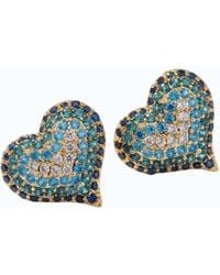 Native Gem - Queen Of Hearts Stud Earrings - Lyst