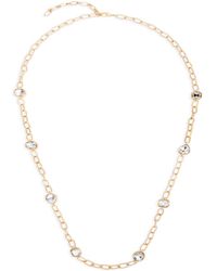 Saachi - Crystal Cascade Long Necklace - Lyst