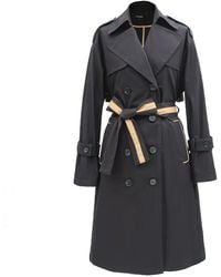 Smart and Joy - Trench With Contrasting Belt - Lyst
