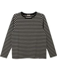 Cove - Loose Striped Cotton Lycra Tee - Lyst