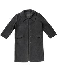 Circular Path - Fuzzy Long Coat - Lyst
