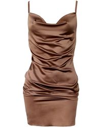 La Musa - Chocolate Dress - Lyst