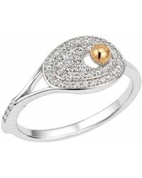 Spero London - Sterling Tennis Racket Ring - Lyst