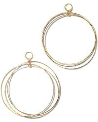 Jaredjamin - Large Triple Halo Hoop Earrings - Lyst
