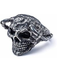 German Kabirski - Valkyr Oxidized Ring Sculpted Into A Skull - Lyst