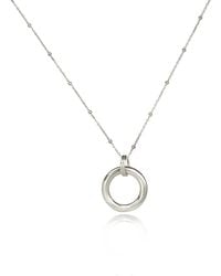 The Jewellery Store London - The Ether Loop Charm Necklace - Lyst