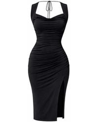 Monice London - Aniya Midi Dress - Lyst