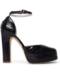 Terry De Havilland - Lily Platform Block Heels - Lyst