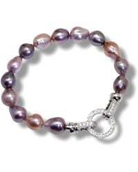 Ninemoo - Velours Nocturne Pearl Bracelet - Lyst