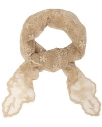 Saachi - Embroidered Lace Bandana - Lyst