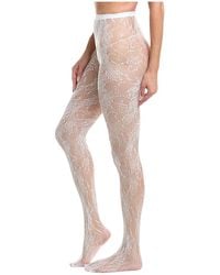 HIGH HEEL JUNGLE by KATHRYN EISMAN - Venise Lace Fishnet Tights - Lyst