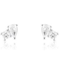 SHYMI - Mini Two Stone Studs - Lyst