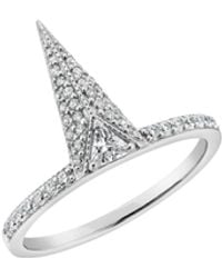 SALLY SKOUFIS - Urge Ring With Made Cz Diamond Stimulant - Lyst