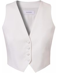 AGGI by HALEWSKI - Sylvia Off Suit Vest - Lyst