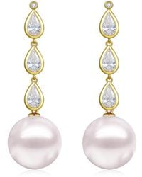 Kai Fine Jewelry - Solid Lab Grown Diamond & Freshwater Pearl Venus Tears Convertible Drop Earrings - Lyst