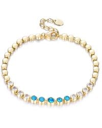 KAMARIA - Bezel Opal Gradient Tennis Bracelet - Lyst