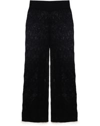 Peraluna - Emma Lace Knit Flared Trouser - Lyst