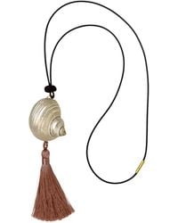 Sccollection - Celine Shell & Tassle Necklace - Lyst