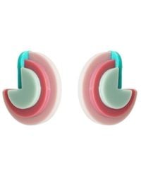 Gissa Bicalho - Handmade Acrylic Earring Discs Layers Candy - Lyst