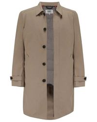 Guards London - Neutrals Spitalfield City Raincoat - Lyst