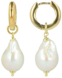 LOTT.gioielli - Pearl Earrings Drop L - Lyst