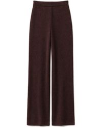 Fiora Muse - Wide Leg Cashmere Pants - Lyst