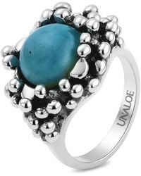 Unaloe - Sterling Natural Amazonite Ring For – Luxury Gemstone Statement Jewelry - Lyst