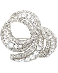 Grosse - Crystal Swirl Brooch, Series Reproduction - Lyst