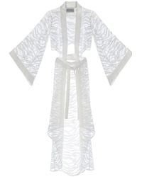 Monique Store - Turkish Lace Allure: Limited Edition Backless Kimono Dress - Lyst