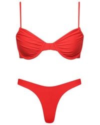 Playaluxe - High Cut Underwire Bikini Set - Lyst