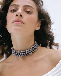 Lavani Jewels - Nebelia Pearl Choker - Lyst