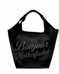 Lilly Loves - Subtle Bonjour Motherfucker Shoulder Bag - Lyst