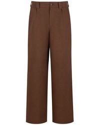 Gunda Hafner Ltd - Wide Leg Linen Trousers - Lyst