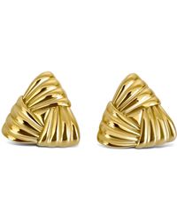 Anisa Sojka - Chunky Triangular Earrings - Lyst