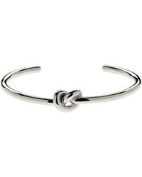 Emma Holland Jewellery - Platinum Love Knot Cuff - Lyst