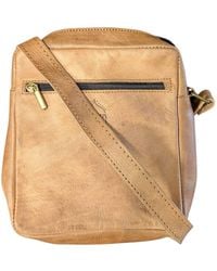 Berber Leather - Neutrals The Martil Small Messenger Bag - Lyst